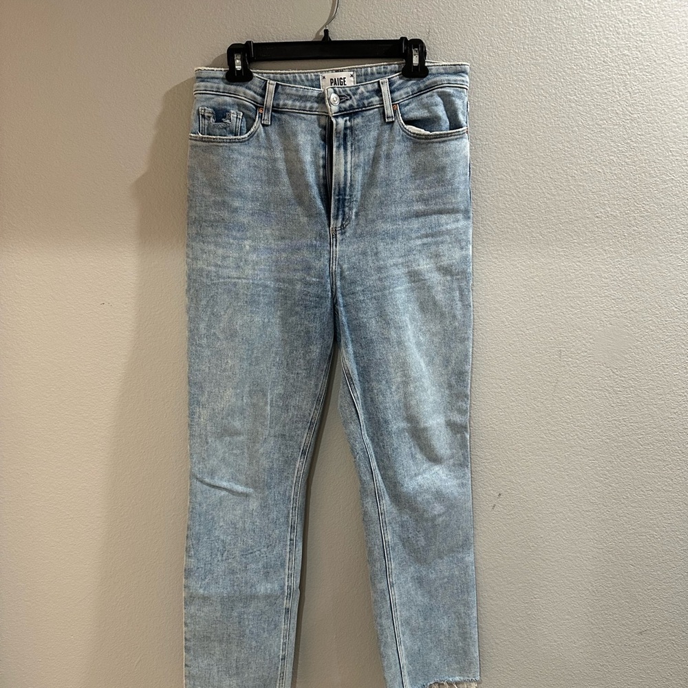 PAIGE High Rise Cindy Light Blue Jeans